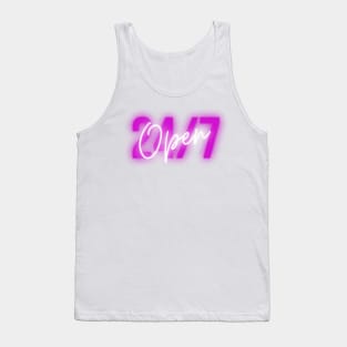 Open 24/7 Tank Top